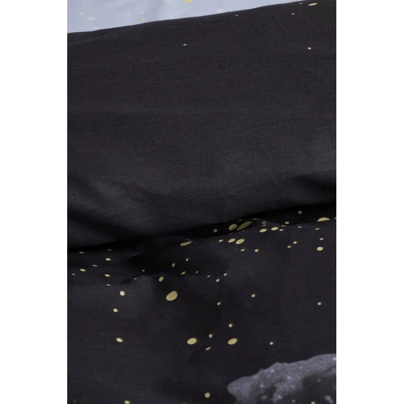 КПБ "ТД" перкаль "Новолуние 1" комп. р. 1.5 сп. арт. 209621 черный (70x70)