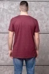 (СК) Футболка мужская "Лев" бордовый