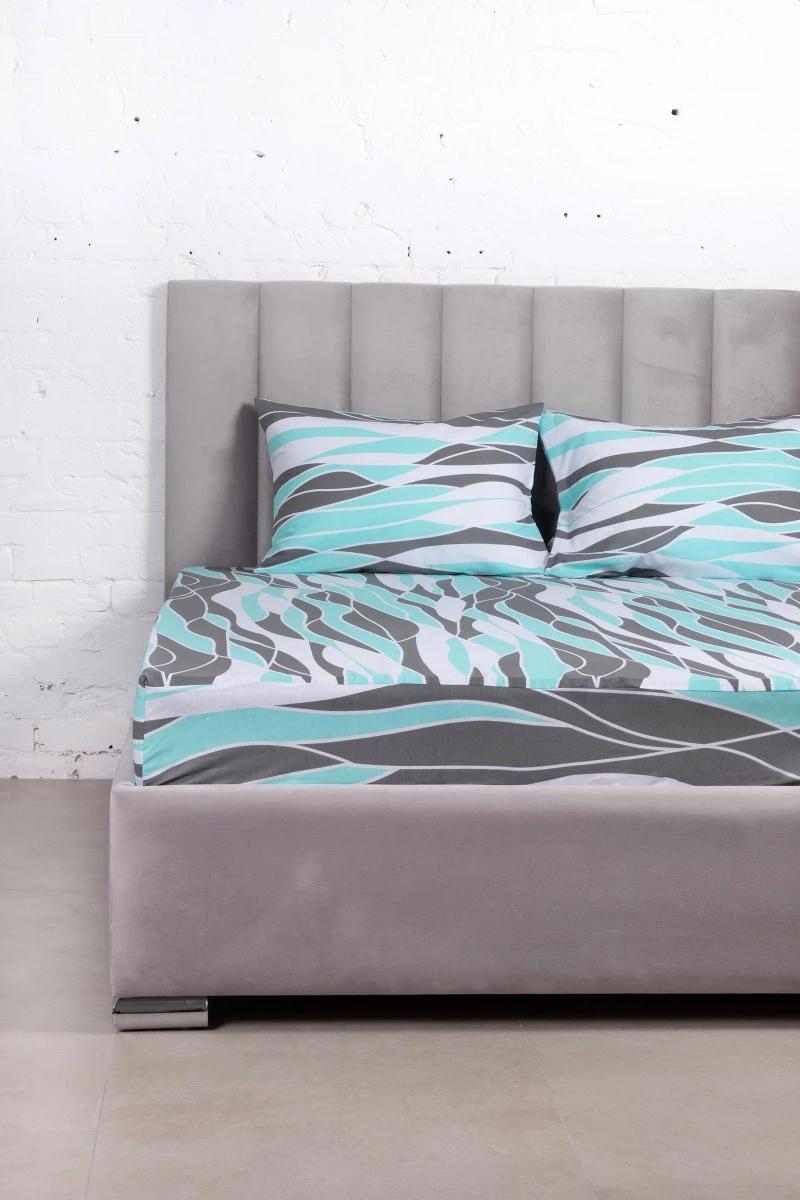 Простыня на резинке поплин "ПолиТекс" "Стильное решение" арт. 6500 тип 1_