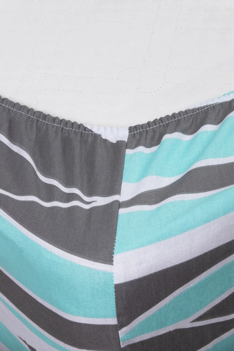 Простыня на резинке поплин "ПолиТекс" "Стильное решение" арт. 6500 тип 1_