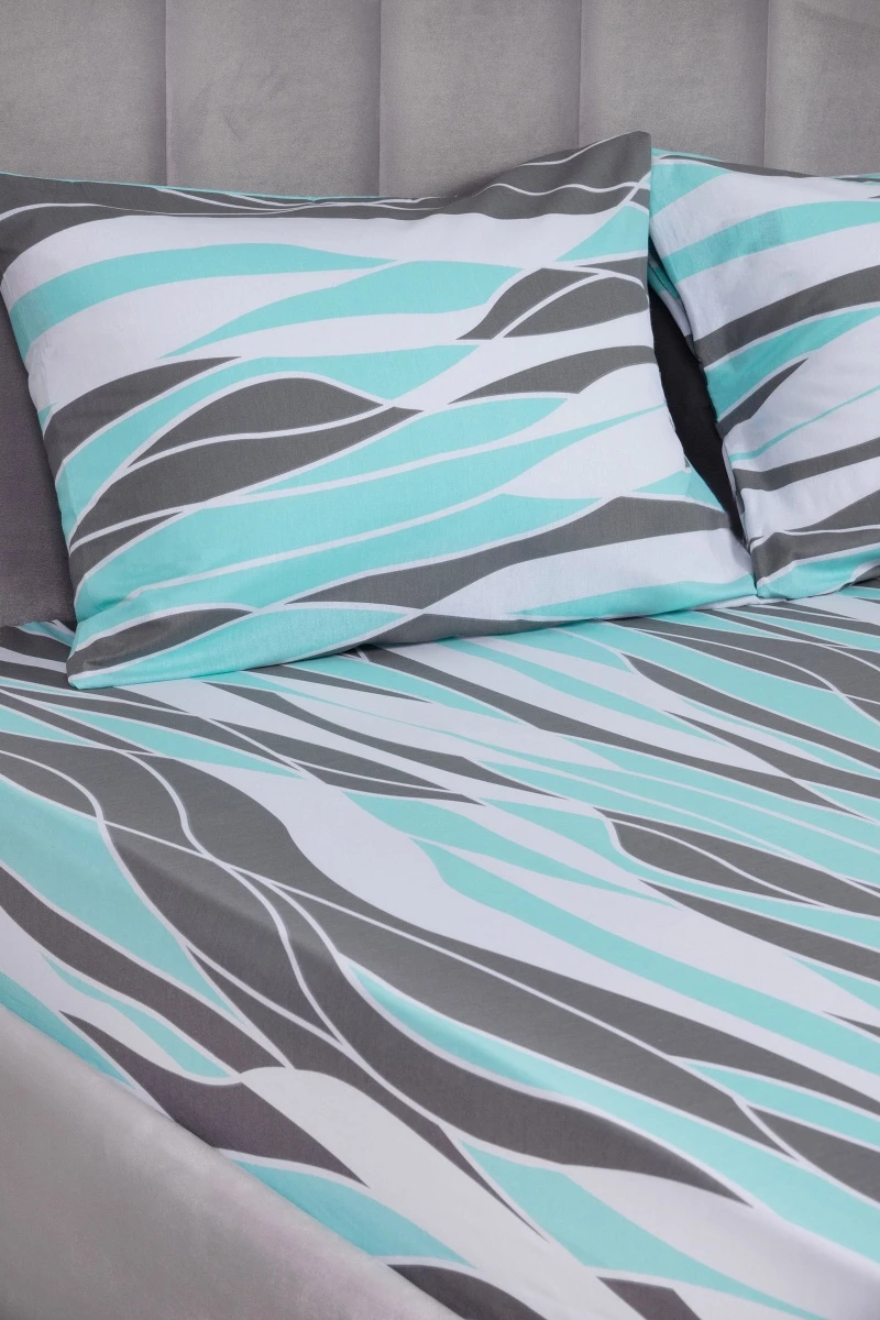 Простыня на резинке поплин "ПолиТекс" "Стильное решение" арт. 6500 тип 1_