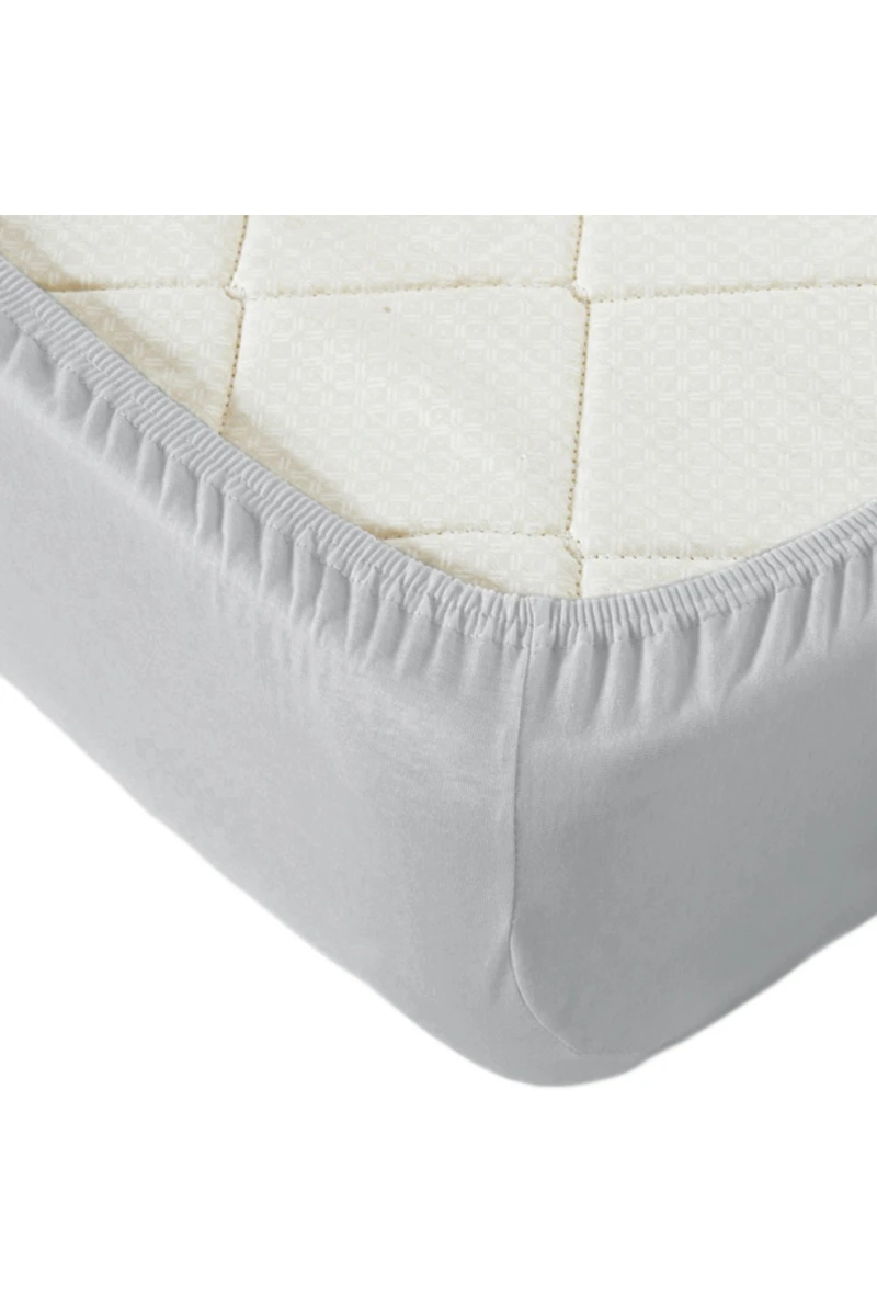 Простыня трикотажная на резинке "ПТ" Серый арт. 5501 (120 г)