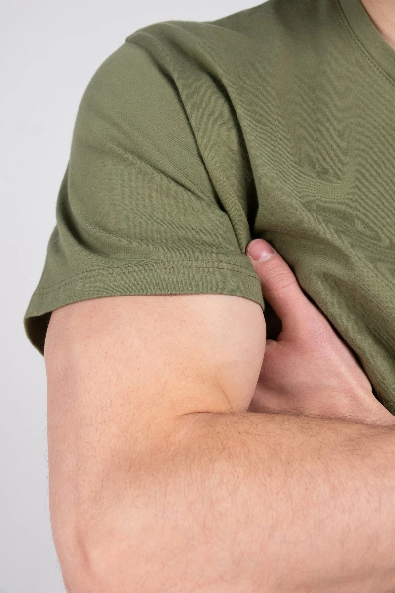 (СК) Футболка мужская "Андрей" оливковый