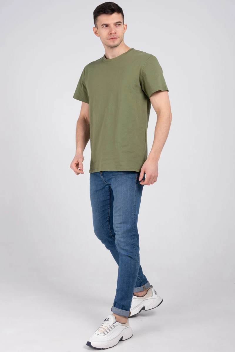 (СК) Футболка мужская "Андрей" оливковый