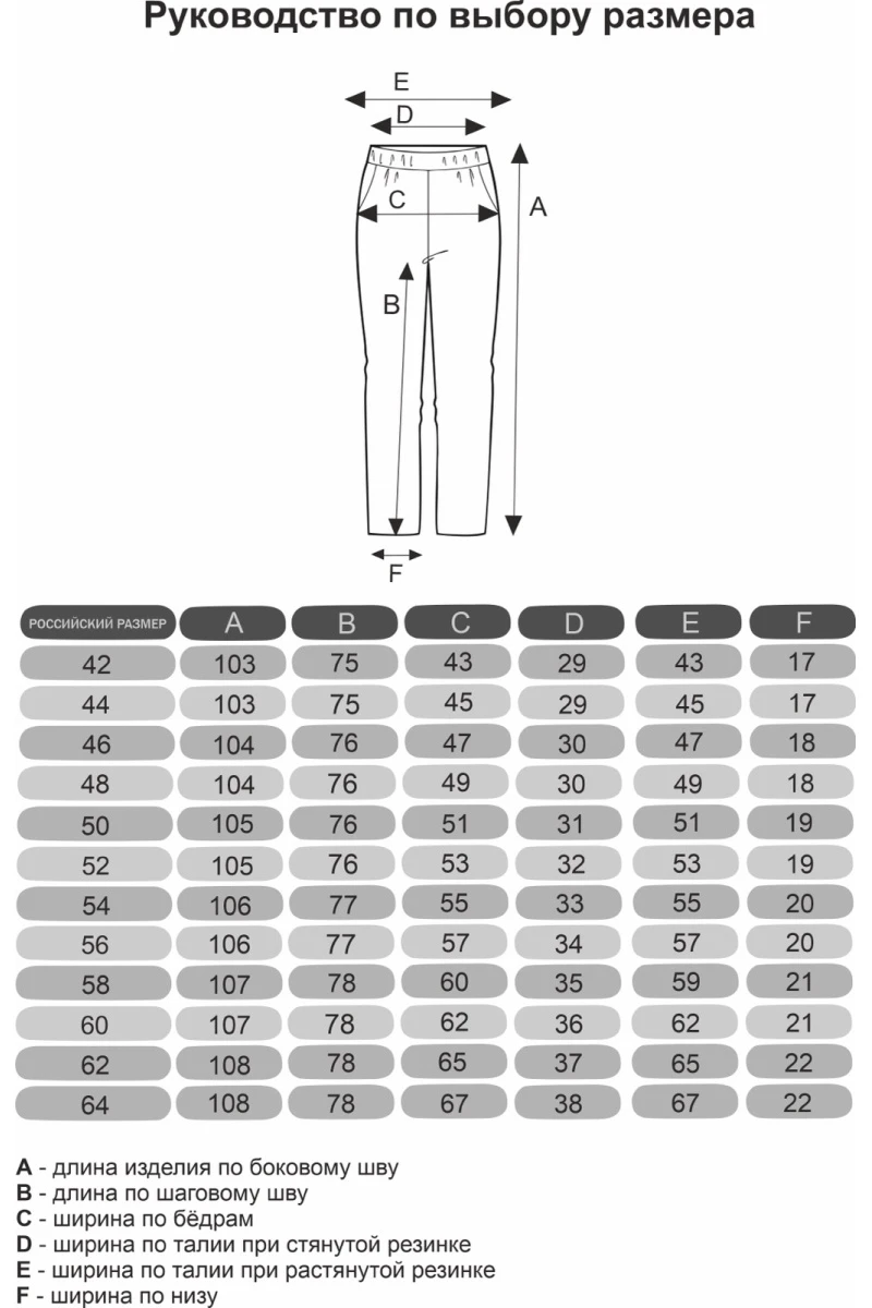 (СК) Брюки женские "Уют" антрацит