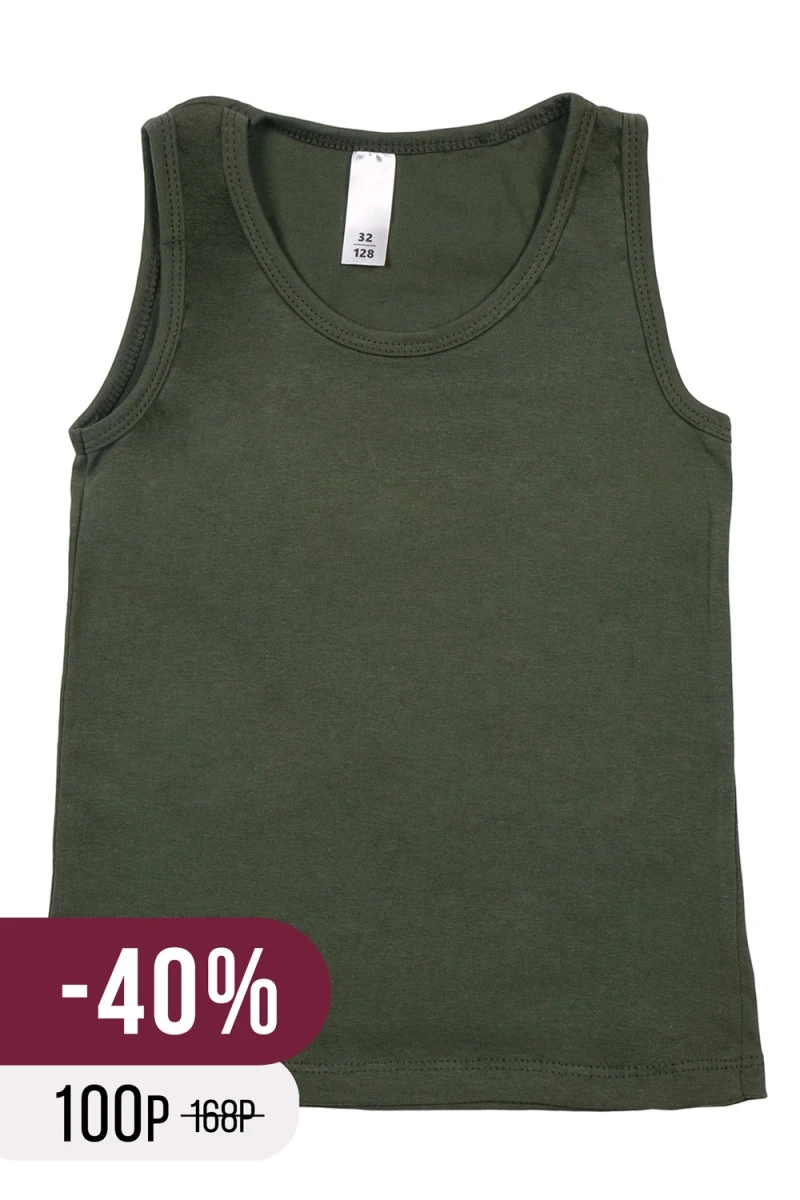 (СК) Майка детская однотонная, хаки