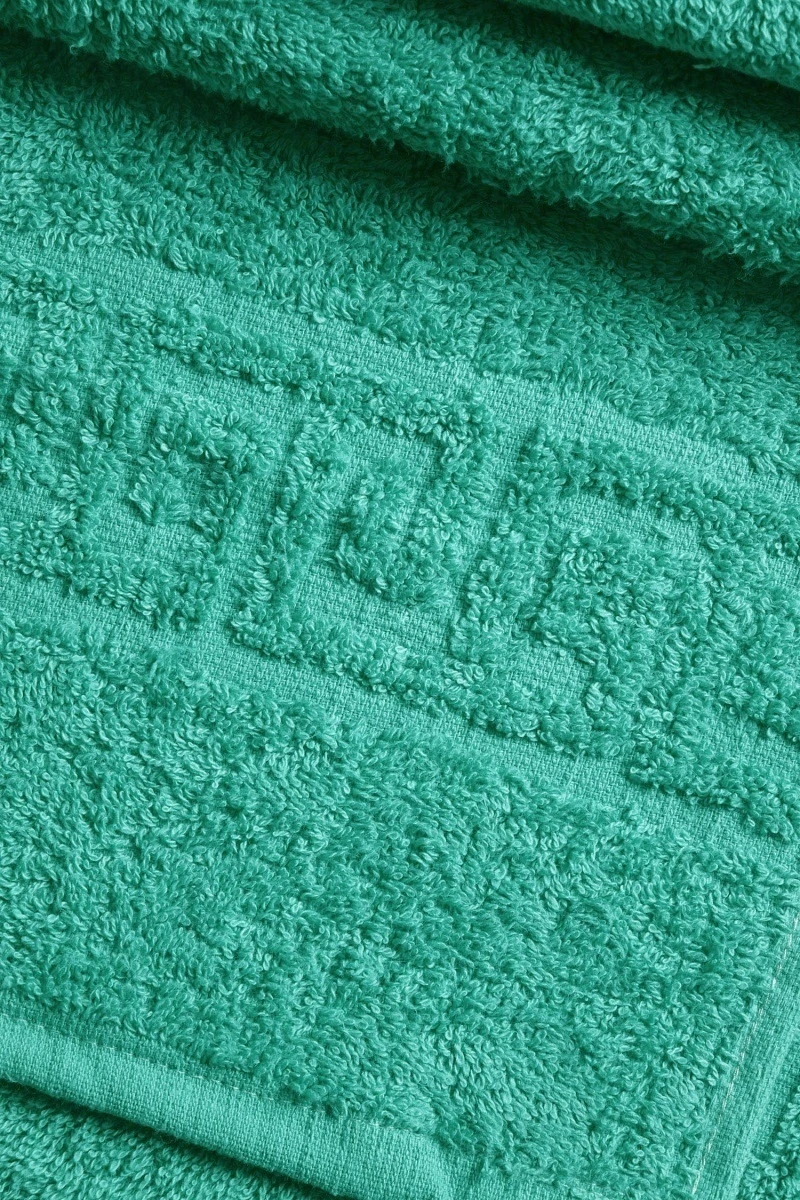 Полотенце махровое Туркменистан 430 гр/м2 - зеленый