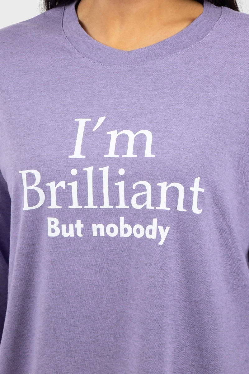 (СК) Туника "Бриллиант" лаванда меланж