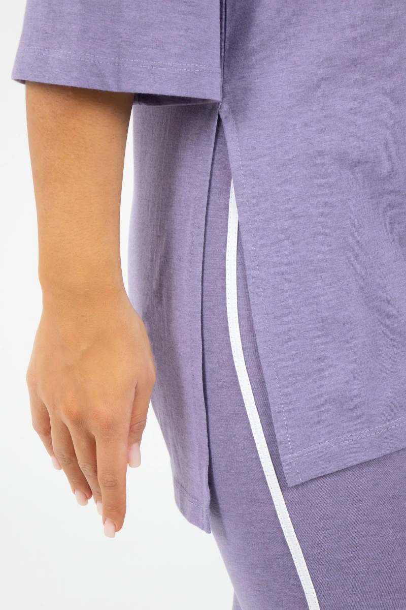 (СК) Туника "Бриллиант" лаванда меланж