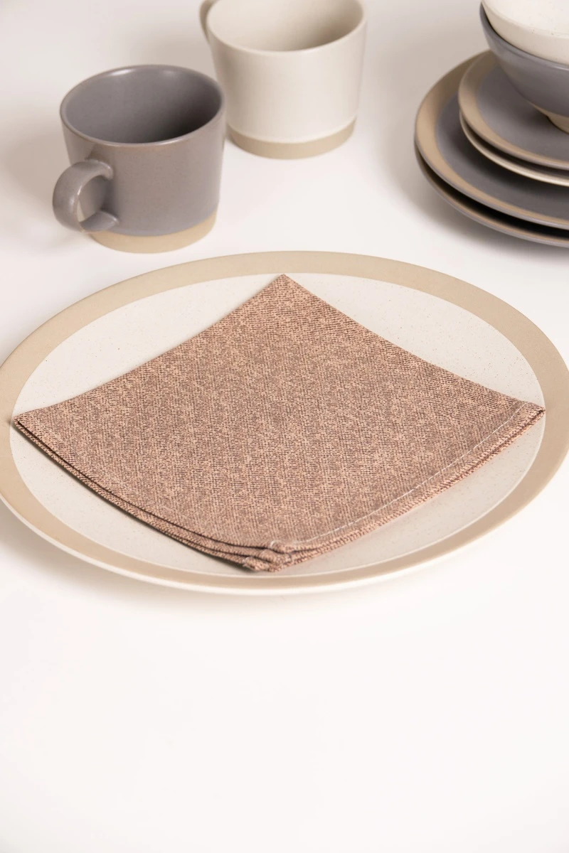 Салфетка из рогожки (ТЛ) 116 Джинса (кофе с молоком)