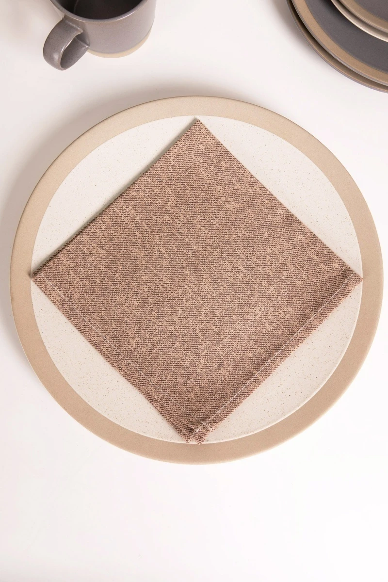 Салфетка из рогожки (ТЛ) 116 Джинса (кофе с молоком)