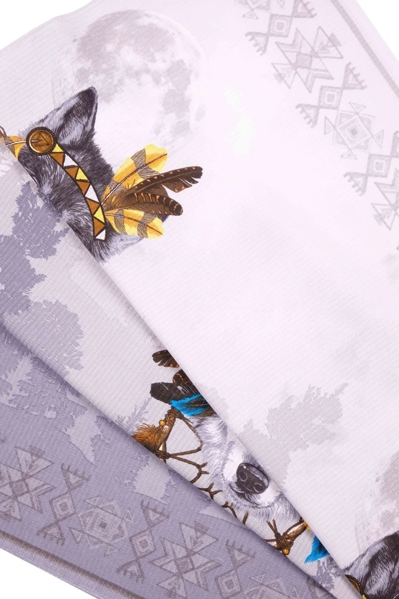 Полотенце пляжное вафельное 239 Ловец снов - 150/80