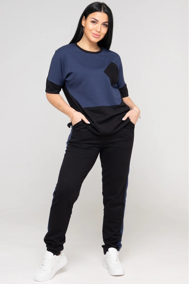 (СК) Костюм женский "Оливия" сапфир