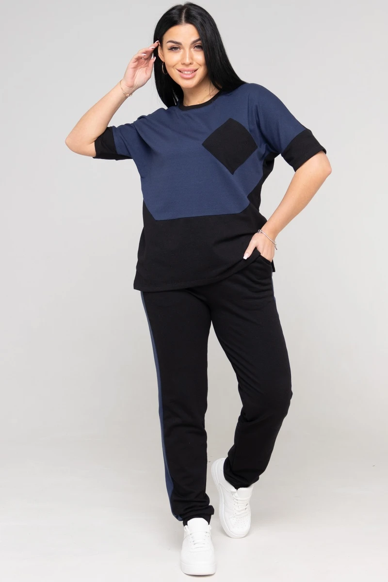 (СК) Костюм женский "Оливия" сапфир