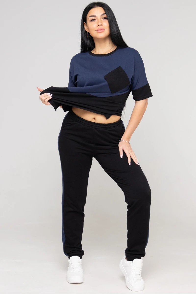 (СК) Костюм женский "Оливия" сапфир