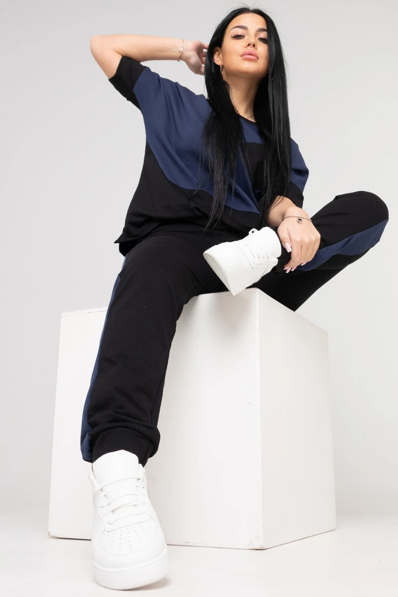 (СК) Костюм женский "Оливия" сапфир