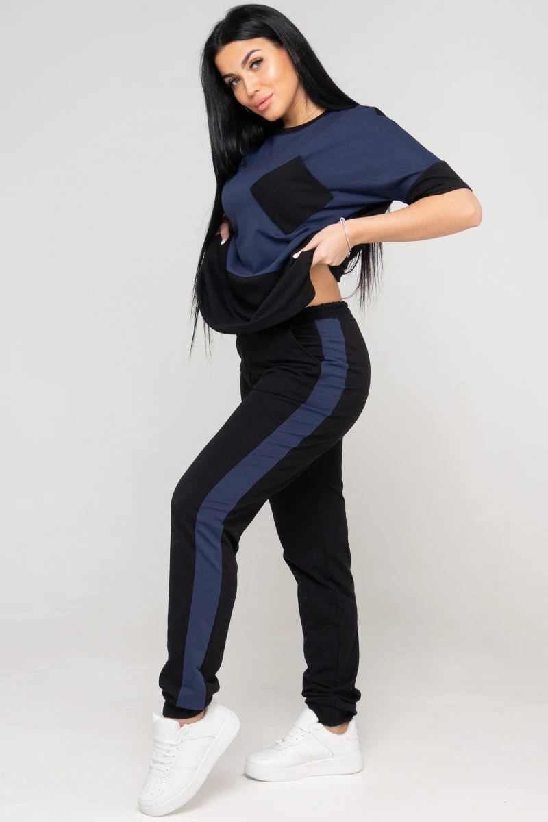 (СК) Костюм женский "Оливия" сапфир