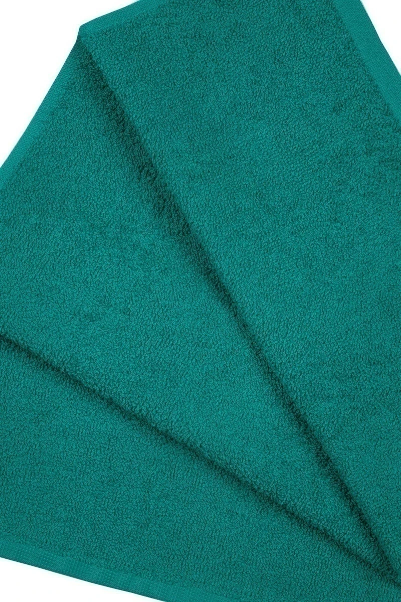 Полотенце махровое Узбекистан 380 гр/м2 (30х50, без бордюра) - морская волна