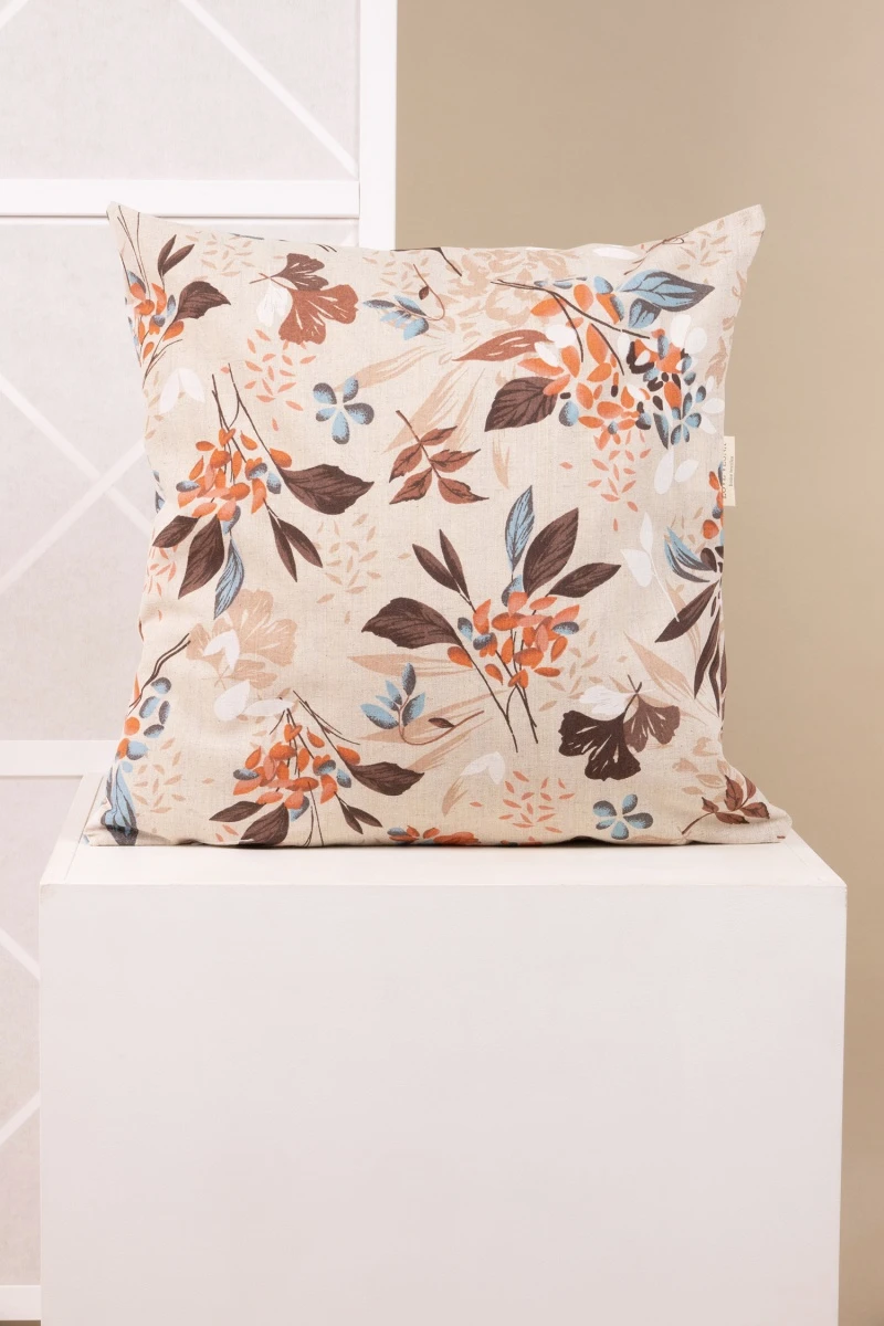 Декоративная наволочка на молнии полулен "ГП" Верона