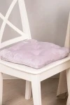 Подушка на стул из плюша Розовая арт. 005-ODN (М-5)_