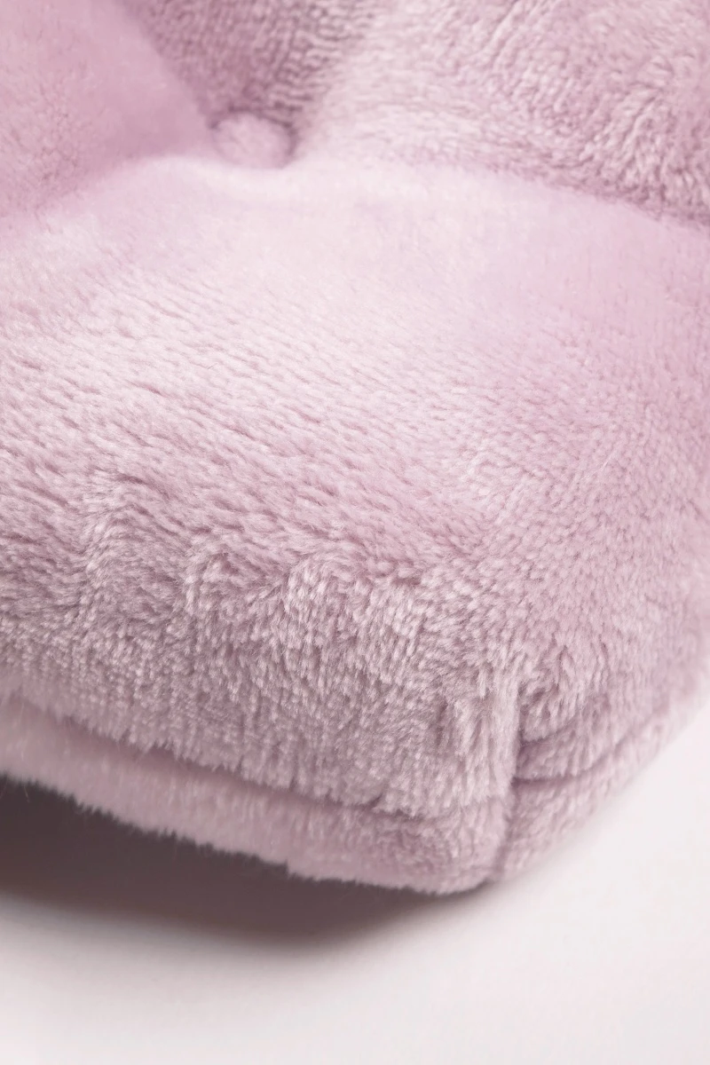 Подушка на стул из плюша Розовая арт. 005-ODN (М-5)_