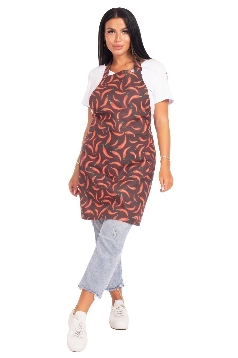 Фартук (ТТ) "Универсал" (перчики), 053 рогожка