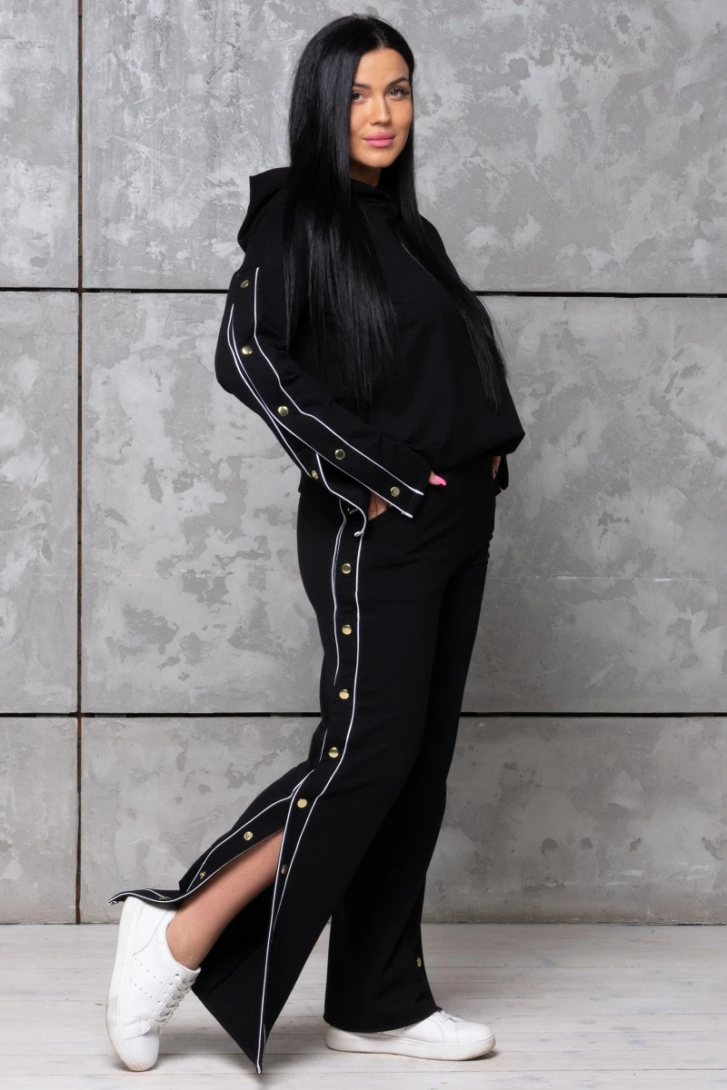 (СК) Брюки женские "Вегас" черный (рост 164 см)