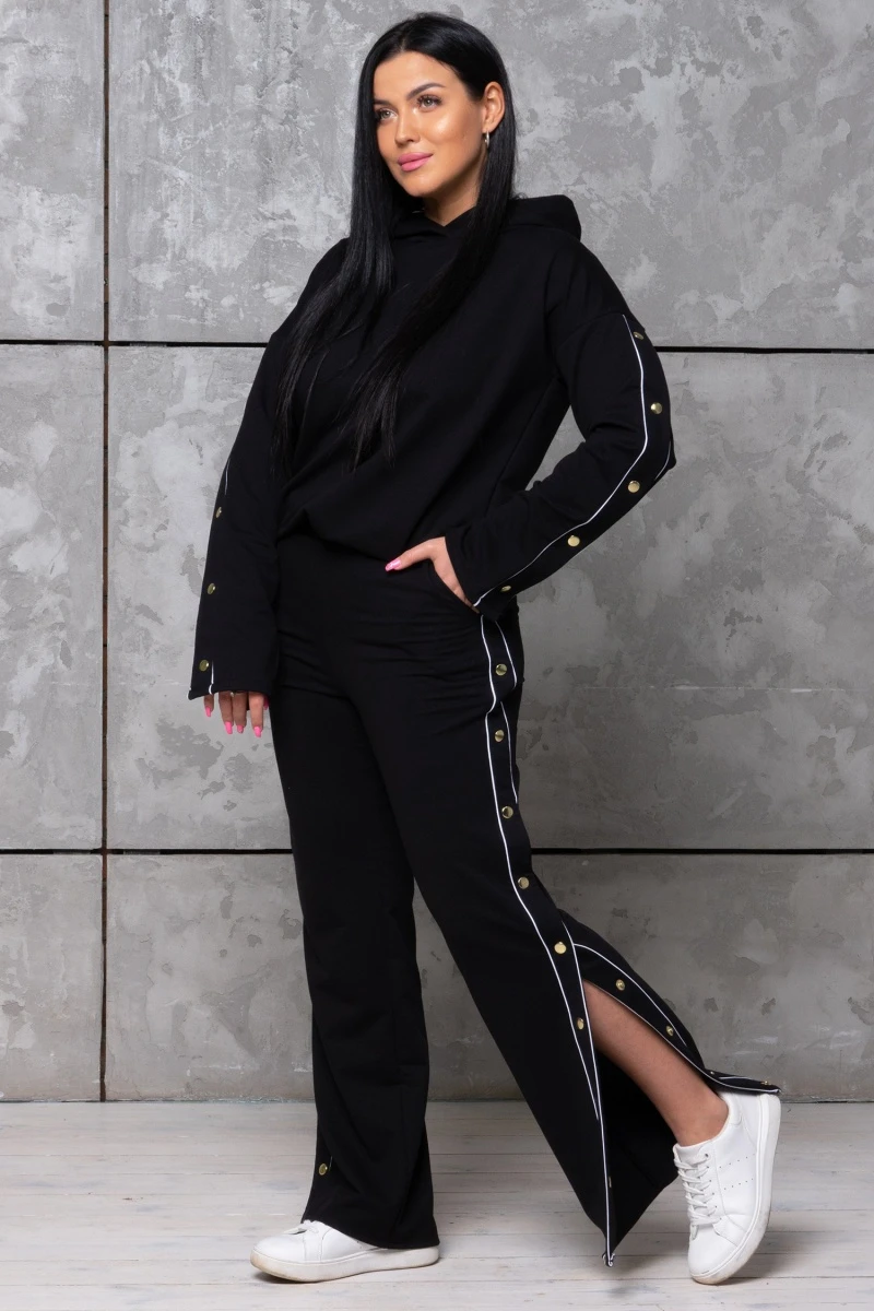 (СК) Брюки женские "Вегас" черный (рост 164 см)