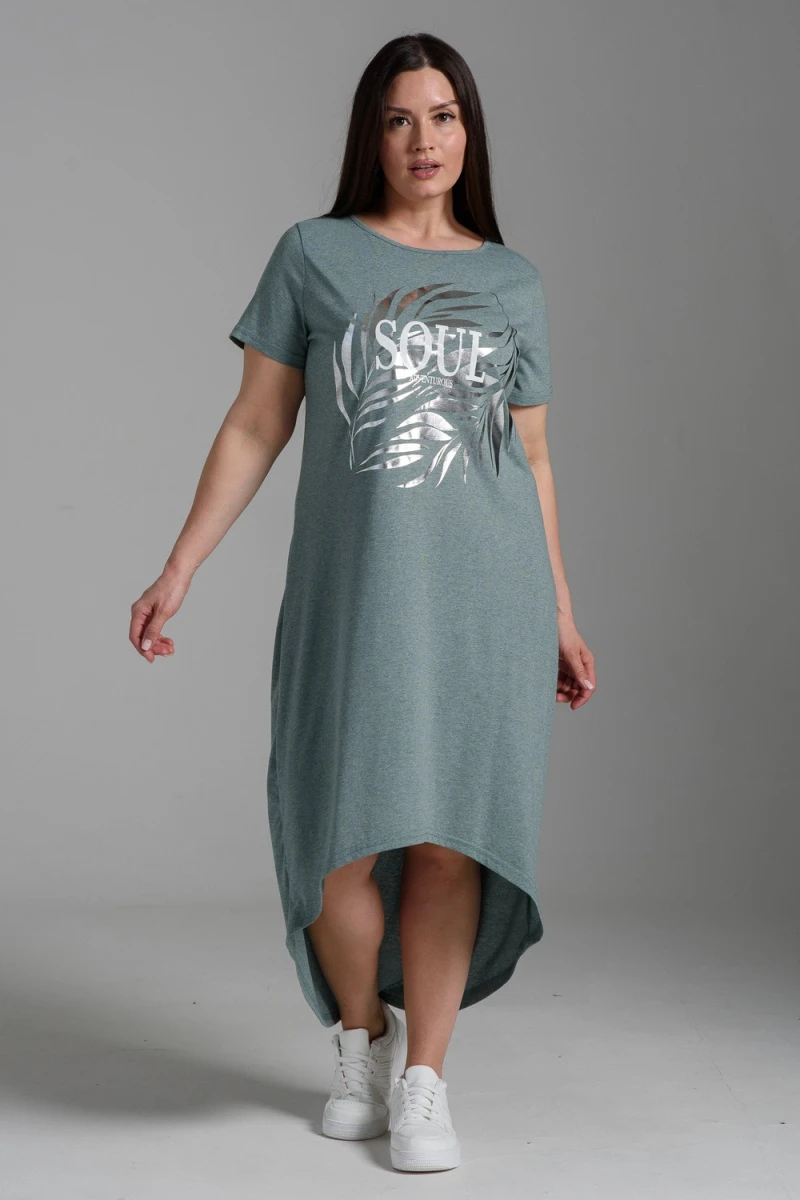 (ВНЛ) Платье 7463 (хаки)