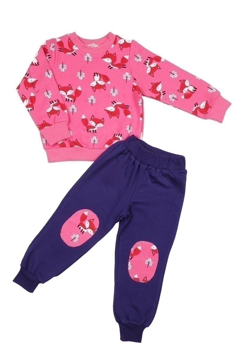 Комплект для девочек BK1726K Темно-розовый