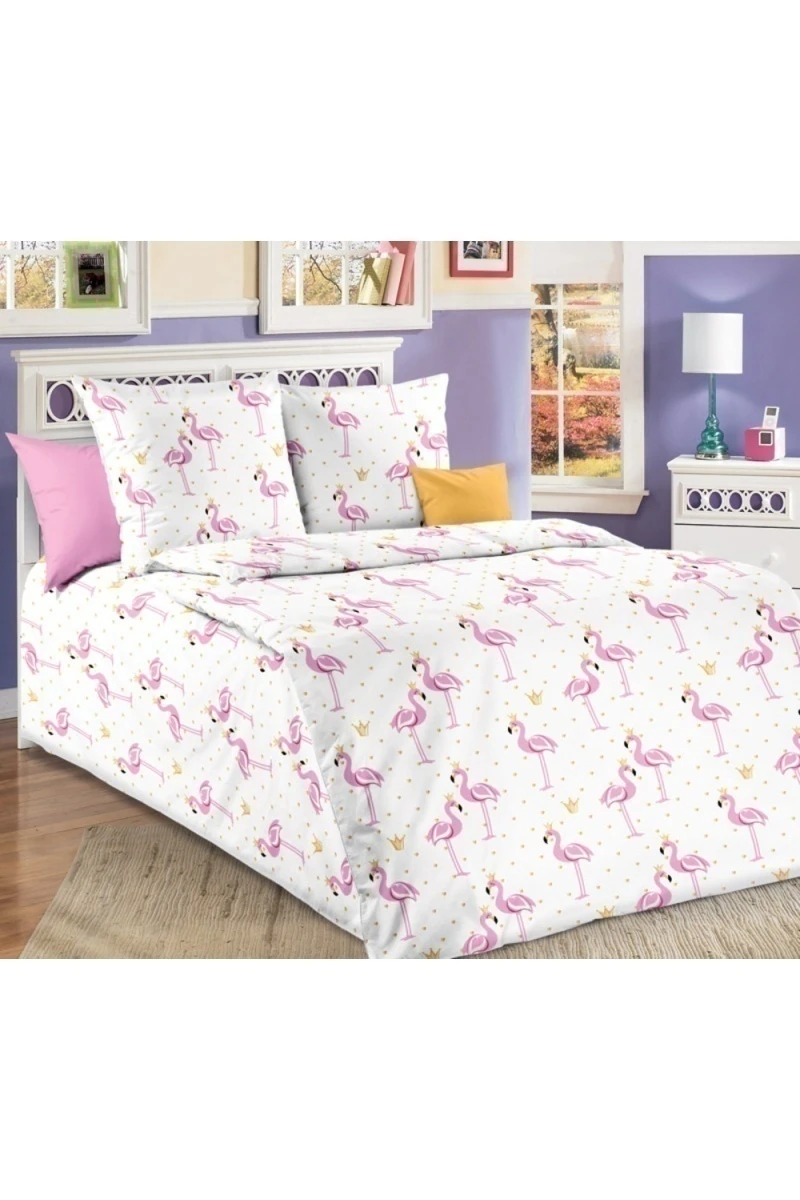 (ВНЛ) КПБ "ТД" перкаль "Мир чудес 1" р. 1.5 сп. белый