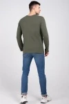 (СК) Лонгслив мужской однотонный, хаки