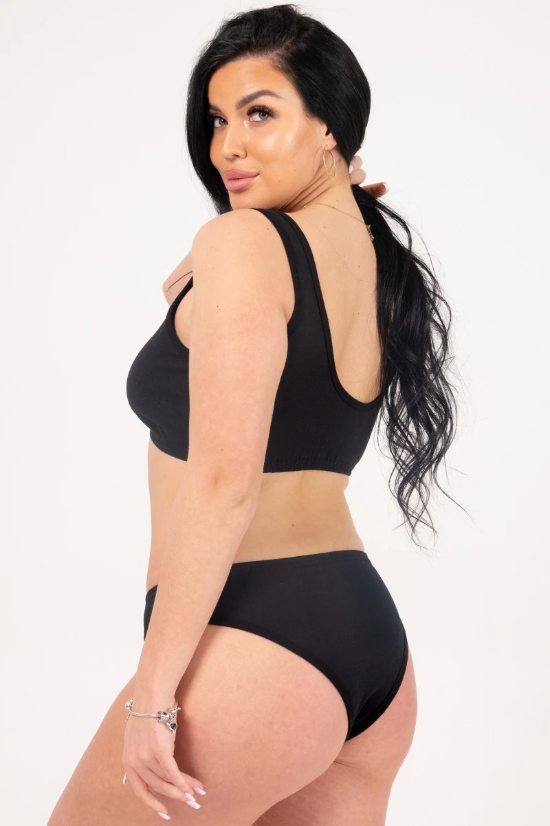 (СК) Топ женский "Камилла" черный