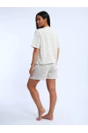 (ВНЛ) Пижама с шортами Арт. 805 (белый)