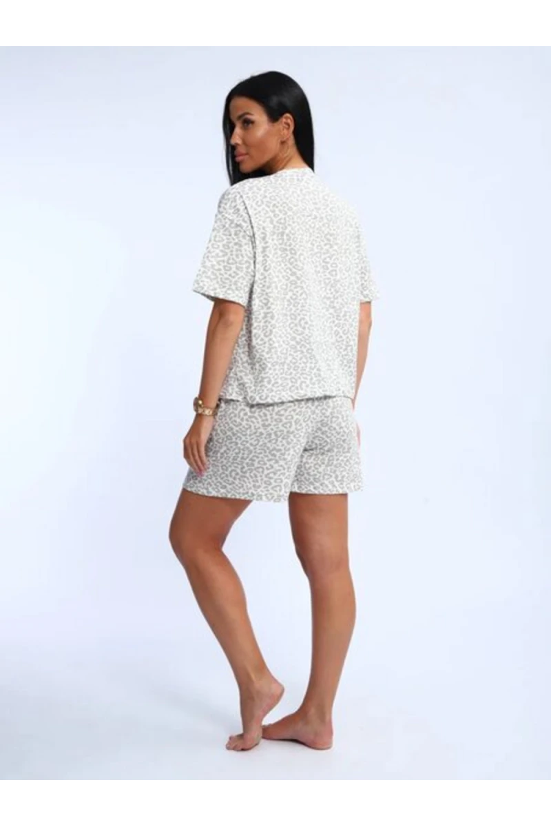 (ВНЛ) Пижама с шортами Арт. 805 (белый)