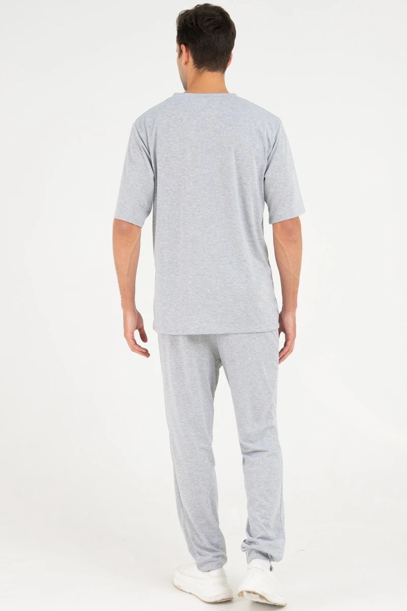 (СК) Футболка мужская "Трек" серый меланж