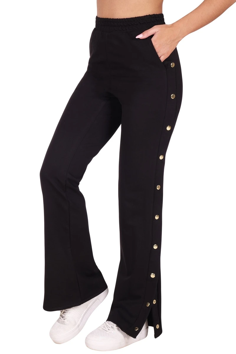 (СК) Брюки женские "Монако" черный (рост 164 см)