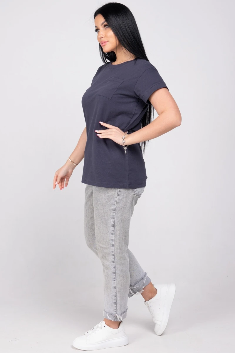 (СК) Футболка женская "Лика" графит