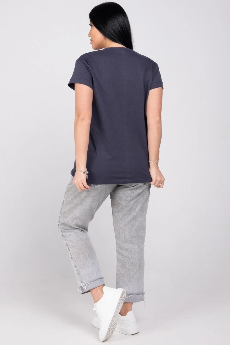 (СК) Футболка женская "Лика" графит