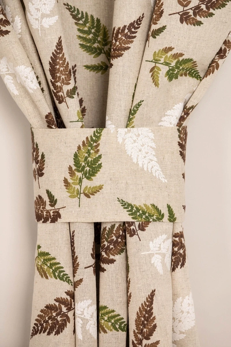 Комплект штор из полульна "ГП" Папоротник_
