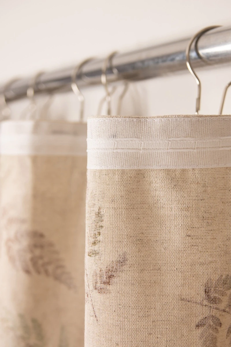 Комплект штор из полульна "ГП" Папоротник_