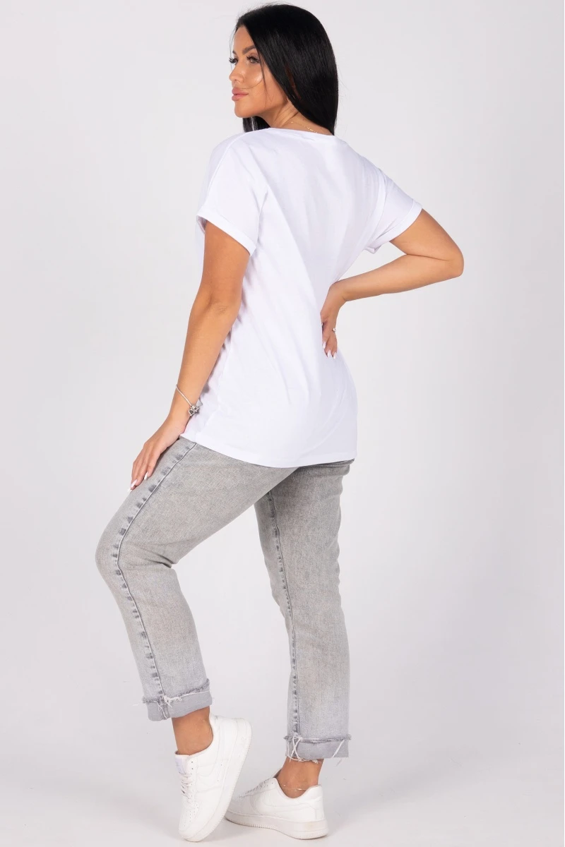 (СК) Футболка женская "Мегаполис" белый