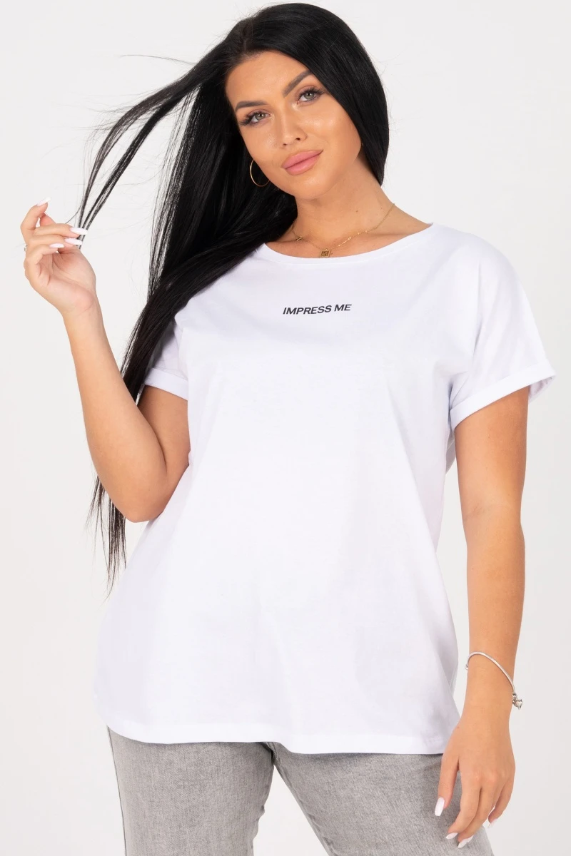 (СК) Футболка женская "Мегаполис" белый