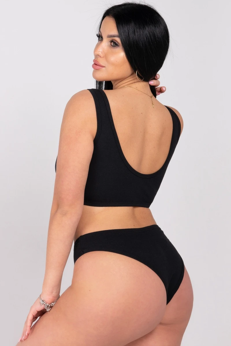 (СК) Трусы женские "Валентинка" черный