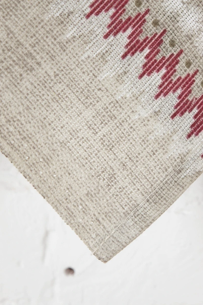 Набор полотенец рогожка (Пром) 224 Домики зимой (песочный) - 3 шт - 35х75 см