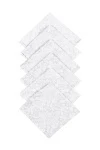 Салфетка из рогожки (Диз) 024 Белое кружево