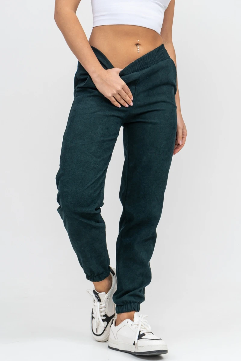 (ВНЛ) Брюки 36697 (изумруд)