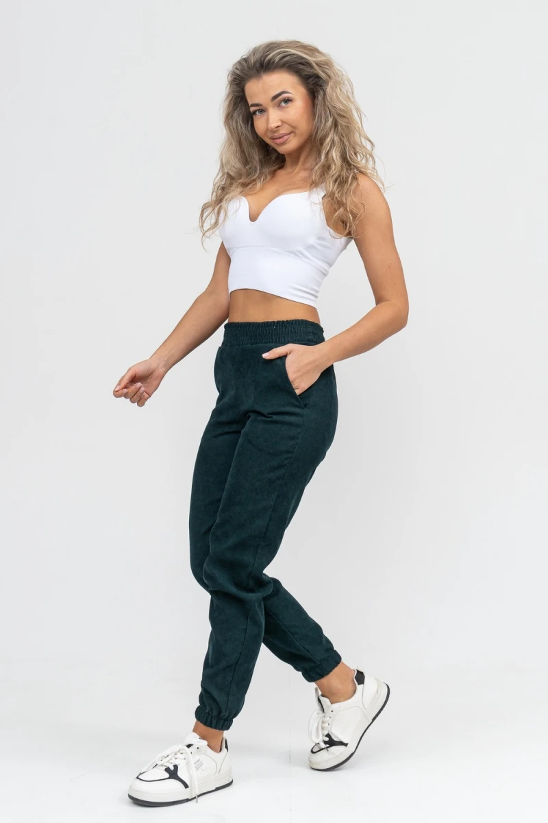 (ВНЛ) Брюки 36697 (изумруд)