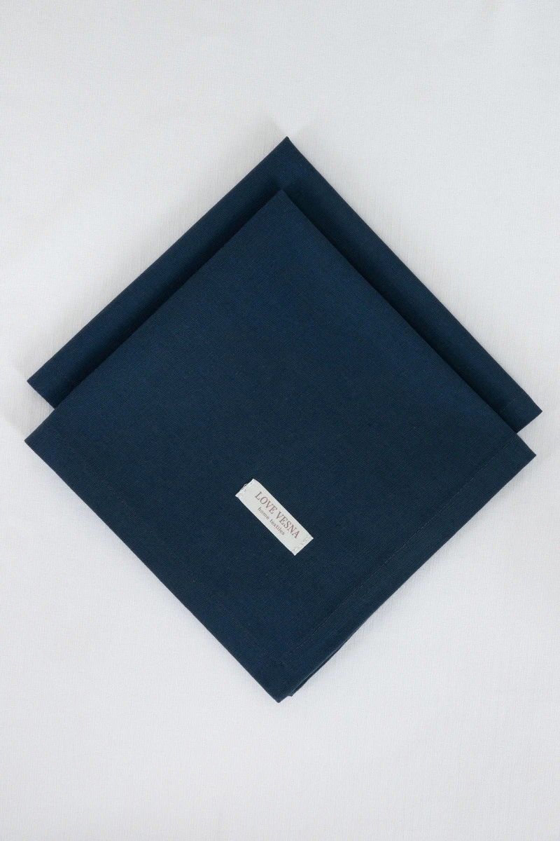 Салфетка хлопковая 005 (ЭТ) "Индиго" (евро-угол)