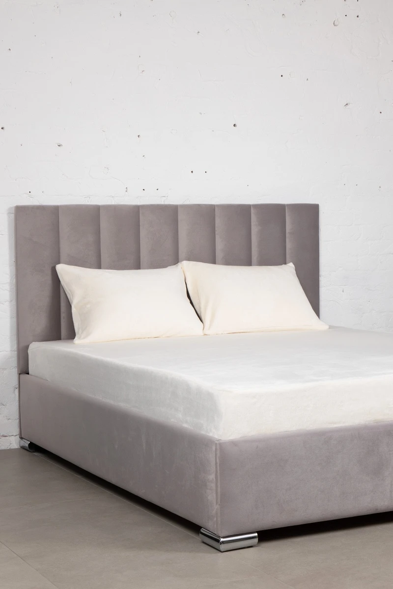 Покрывало на резинке плюш велюр с бортом арт. 007-ODN_